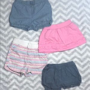 Lot of Four Shorts - 18 months